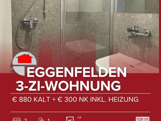 Wohnung zur Miete 880 € 3 Zimmer 119 m² 1. Geschoss Eggenfelden Eggenfelden 84307
