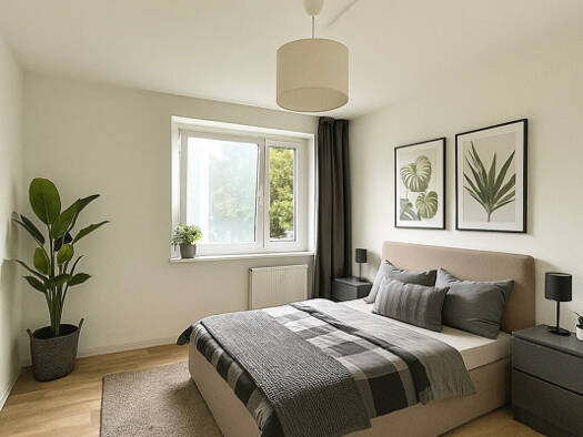 Wohnung zur Miete 365 € 3 Zimmer 61,3 m² 2. Geschoss Friedrich-Naumann-Straße 124 Mühlhausen 99974