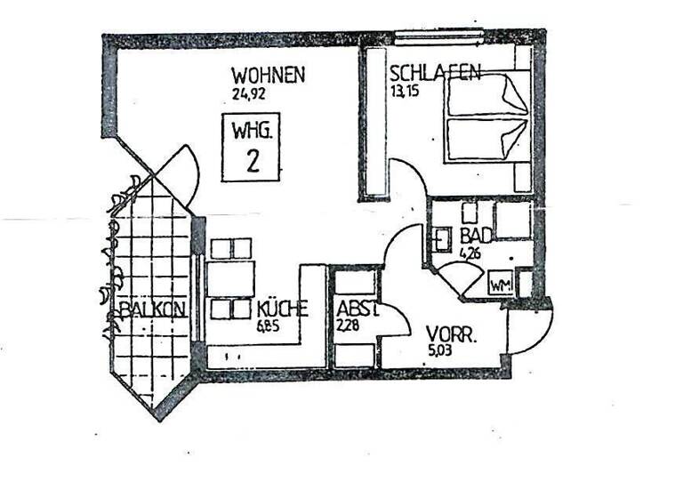 Wohnung zum Kauf 179.900 € 2 Zimmer 58,4 m²<br/>Wohnfläche Illertissen Illertissen 89257