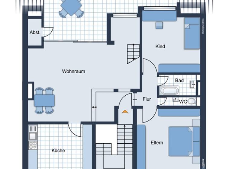 Wohnung zum Kauf 225.000 € 4 Zimmer 118 m² Frohnhausen Essen 45145