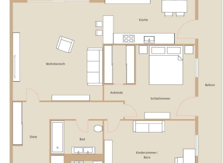 Wohnung zum Kauf 1.198.000 € 3 Zimmer 118 m² 1. Geschoss Untergiesing-Harlaching München 81545