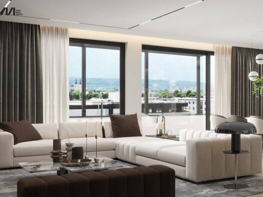 Penthouse zum Kauf - Erstbezug 1.487.000 € 4 Zimmer 205,6 m² 5. Geschoss Bahnhofplatz Innere Stadt Villach 9500