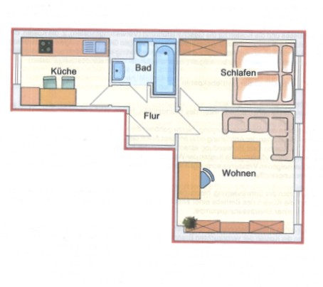 Wohnung zur Miete 360 € 2 Zimmer 49 m²<br/>Wohnfläche 1.<br/>Geschoss ab sofort<br/>Verfügbarkeit Rähnisstr. 53 Bahnhofsvorstadt Plauen 08525