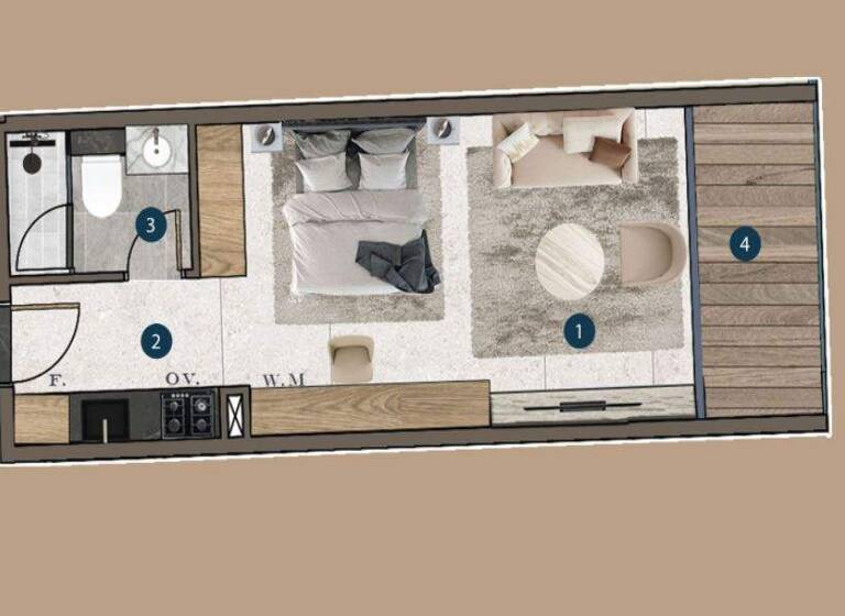 Studio zum Kauf - Erstbezug provisionsfrei 173.009 € 1 Zimmer 449,5 m² Dubai