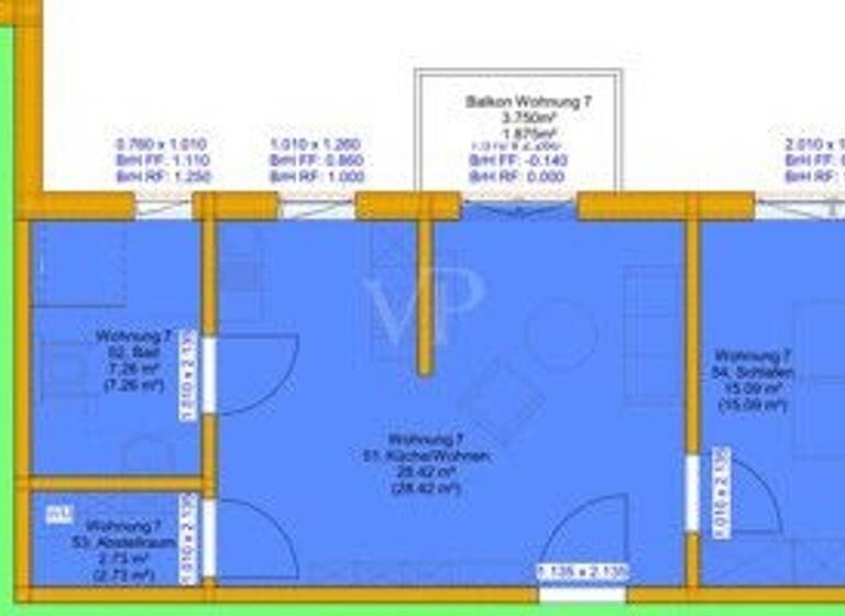 Wohnung zum Kauf provisionsfrei 216.720 € 2 Zimmer 55,6 m² Oberdachstetten 91617