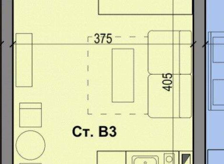 Studio zum Kauf provisionsfrei 64.400 € 1 Zimmer 37,4 m² 1. Geschoss Nessebar 8230