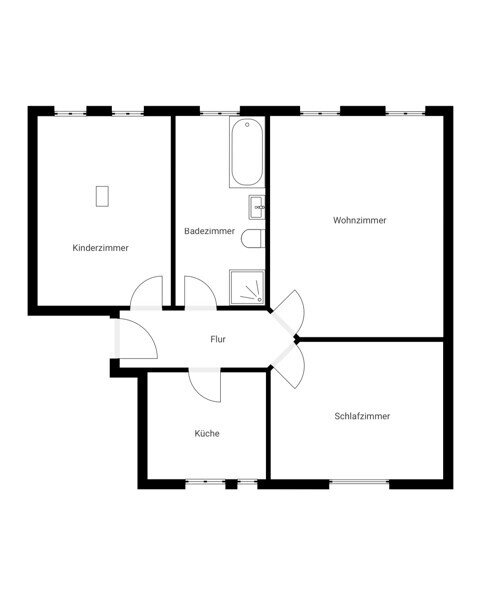 Wohnung zur Miete 700 € 3 Zimmer 87 m²<br/>Wohnfläche 2.<br/>Geschoss 28.11.2024<br/>Verfügbarkeit Jakobstraße 3 Altstadt Weimar 99423