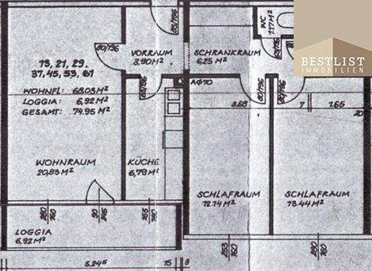 Wohnung zum Kauf 319.900 € 68 m² 6. Geschoss Mühlgasse Baden 2500