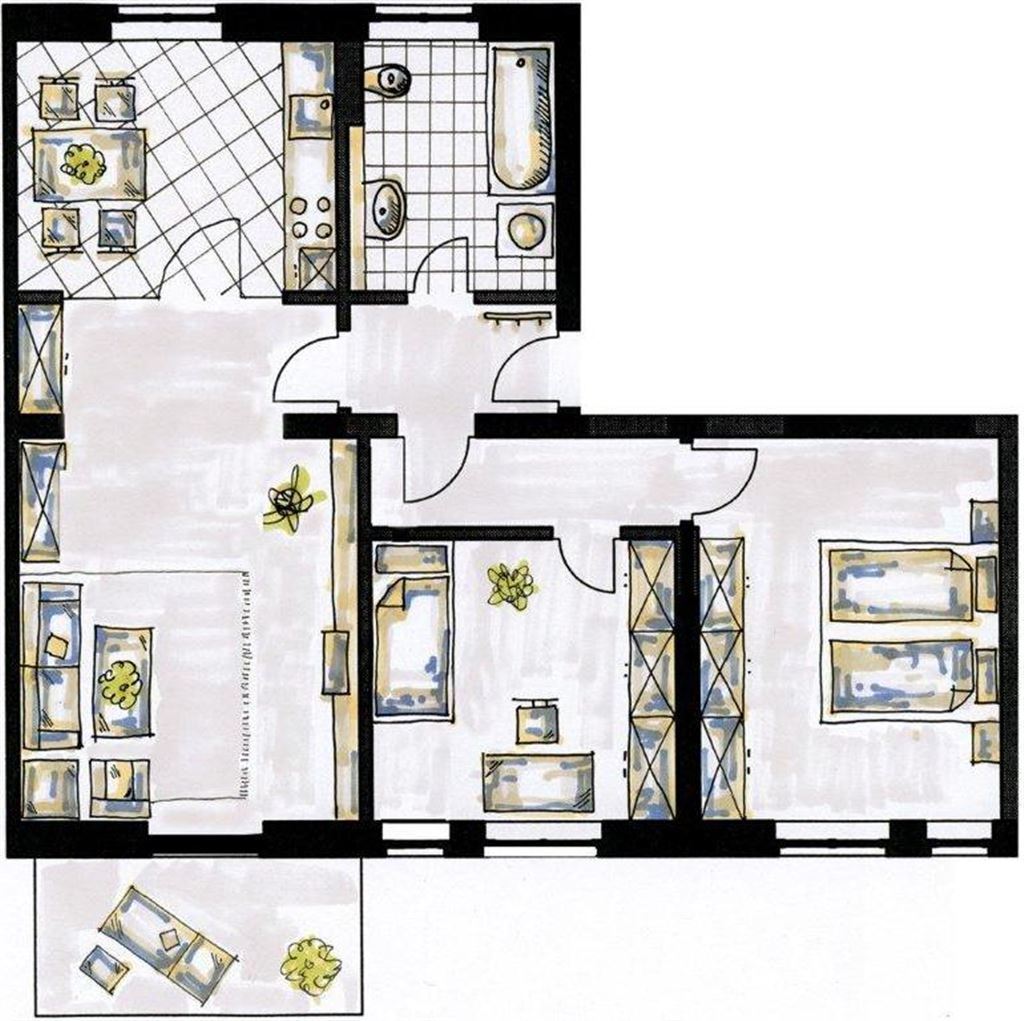 Wohnung zum Kauf als Kapitalanlage geeignet 79.000 € 3 Zimmer 72 m²<br/>Wohnfläche Eisenach Eisenach , Thür 99817