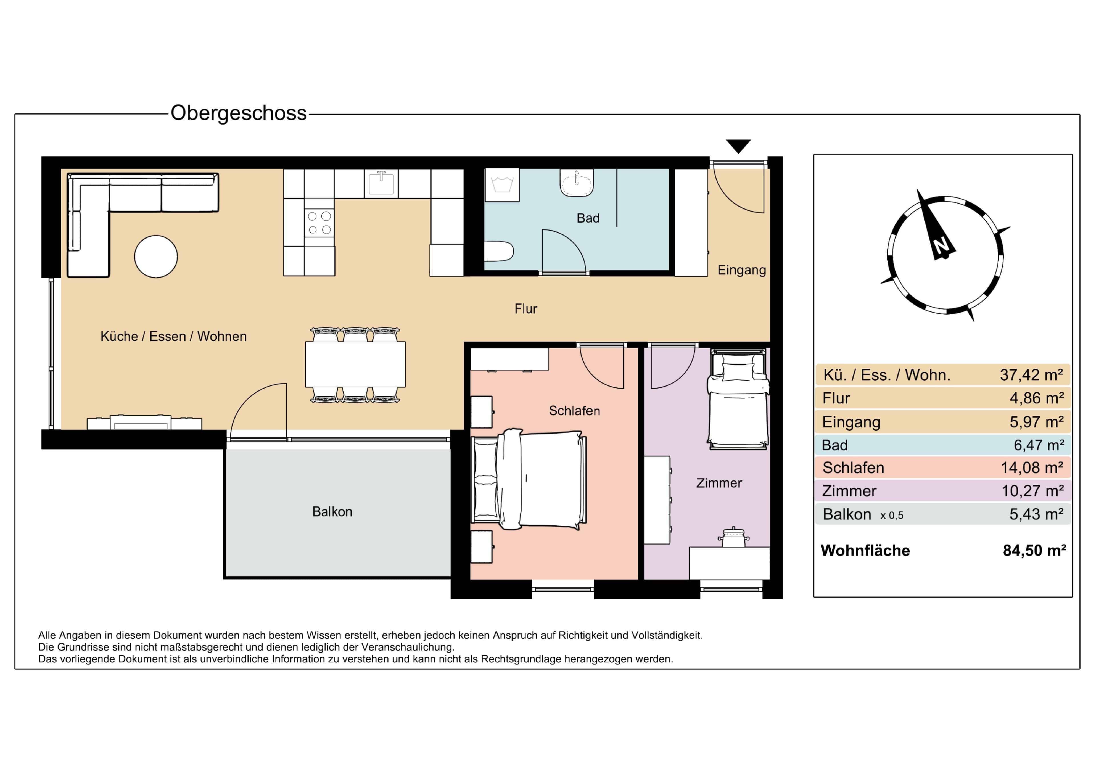 Wohnung zum Kauf 365.000 € 3 Zimmer 84,5 m²<br/>Wohnfläche 1.<br/>Geschoss Aitrach Aitrach 88319