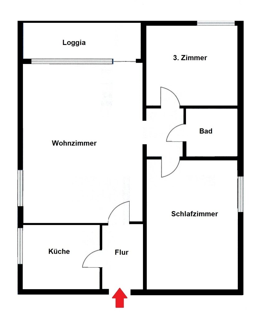 Wohnung zum Kauf 195.000 € 3 Zimmer 72 m²<br/>Wohnfläche 9.<br/>Geschoss Harksheide Norderstedt 22850