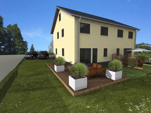 Doppelhaushälfte zum Kauf 474.800 € 128 m² 311 m² Grundstück Weixdorf Ortschaft Weixdorf 01108