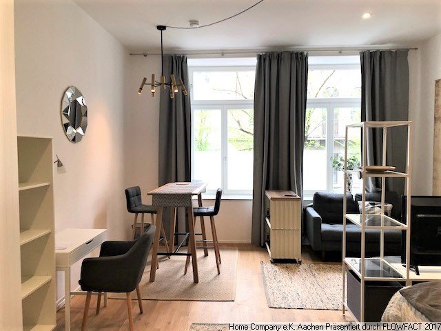 Wohnung zur Miete Wohnen auf Zeit 1.040 € 1 Zimmer 38 m²<br/>Wohnfläche 01.12.2024<br/>Verfügbarkeit Burtscheider Kurgarten Aachen 52066