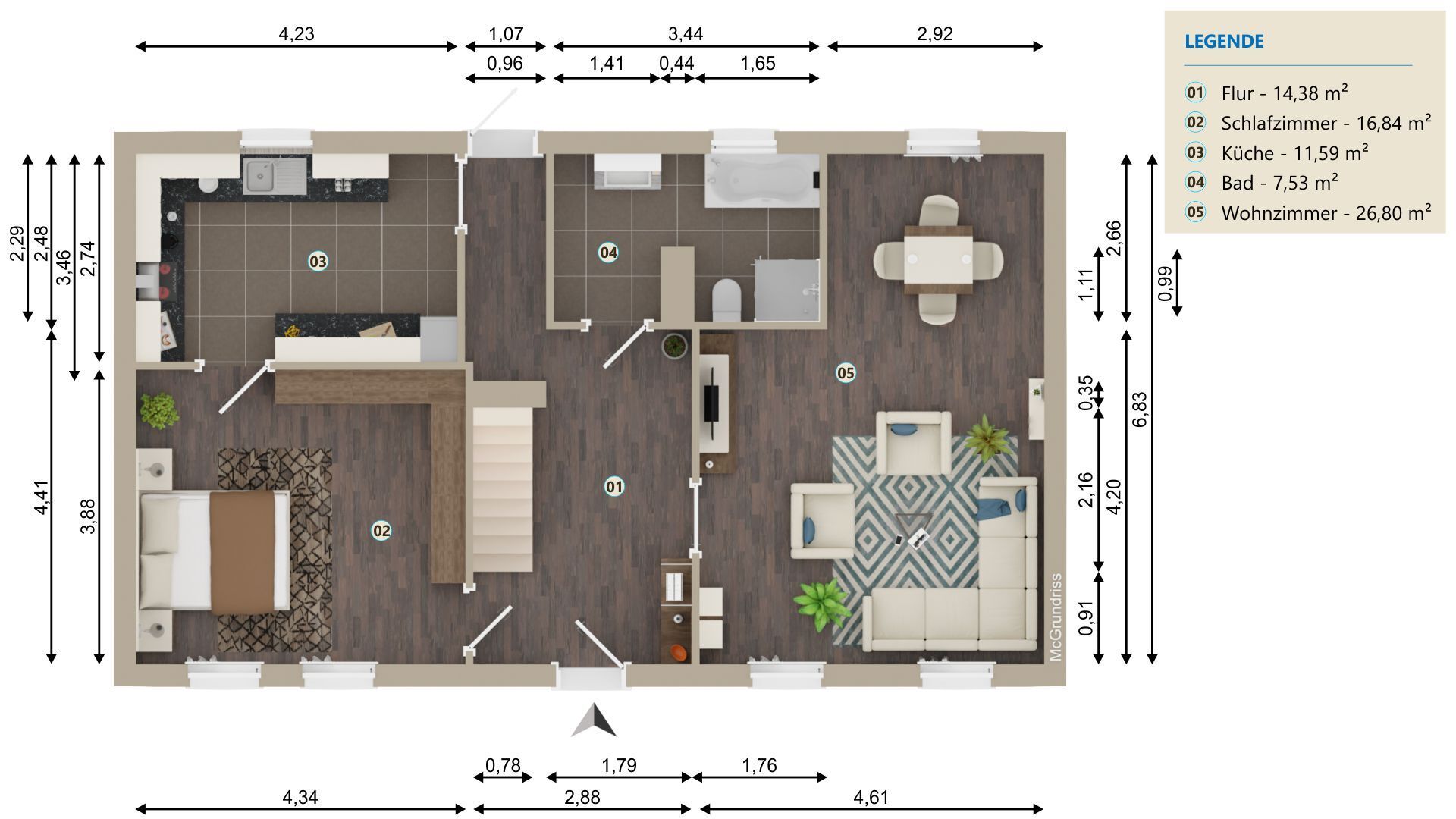 Einfamilienhaus zum Kauf 69.000 € 4 Zimmer 105 m²<br/>Wohnfläche 260 m²<br/>Grundstück Breitenhagen Breitenhagen 39240