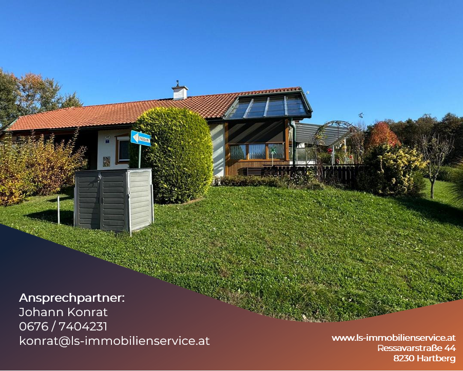 Bungalow zum Kauf 339.000 € 2 Zimmer 69 m²<br/>Wohnfläche 1.175 m²<br/>Grundstück 01.04.2025<br/>Verfügbarkeit Litzelsdorf 7532