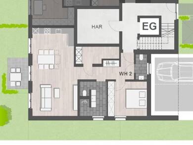 Wohnung zur Miete - Erstbezug 850 € 2 Zimmer 77,9 m² 1. Geschoss Weischerstraße 37 Nordkirchen Nordkirchen 59394