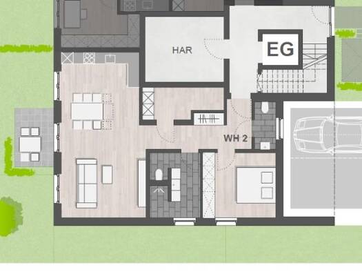Wohnung zur Miete - Erstbezug 850 € 2 Zimmer 77,9 m² 1. Geschoss Weischerstraße 37 Nordkirchen 59394