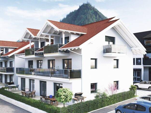 Wohnung zum Kauf - Erstbezug 273.600 € 1 Zimmer 38 m² 2. Geschoss Pfronten Pfronten 87459