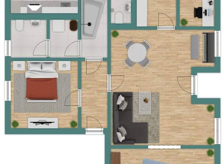 Wohnung zum Kauf 197.000 € 4 Zimmer 106 m² 1. Geschoss Eberbach 69412