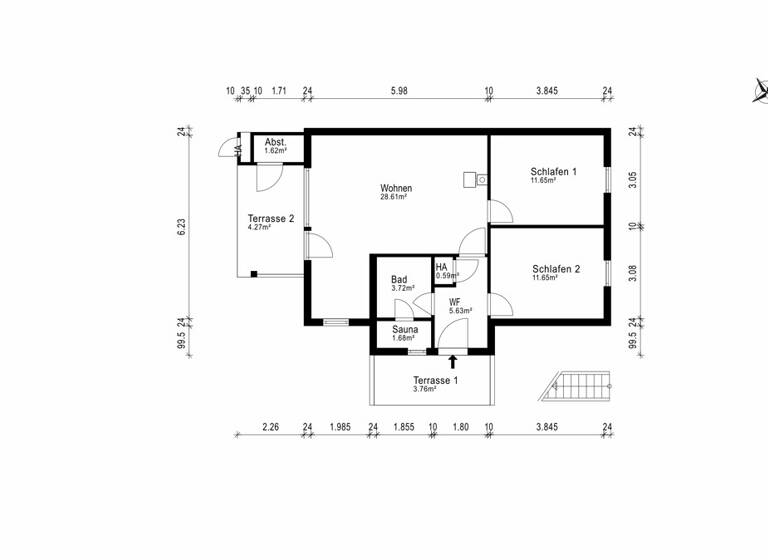 Wohnung zum Kauf 339.000 € 3 Zimmer 70 m² Neustadt Neustadt in Holstein-Sierksdorf 23730