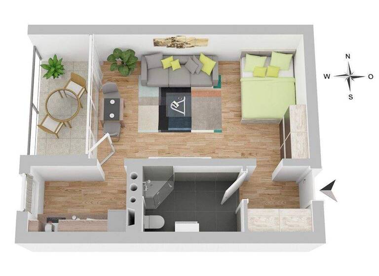 Studio zum Kauf 169.000 € 1 Zimmer 35 m² 4. Geschoss Billstedt Hamburg 22115