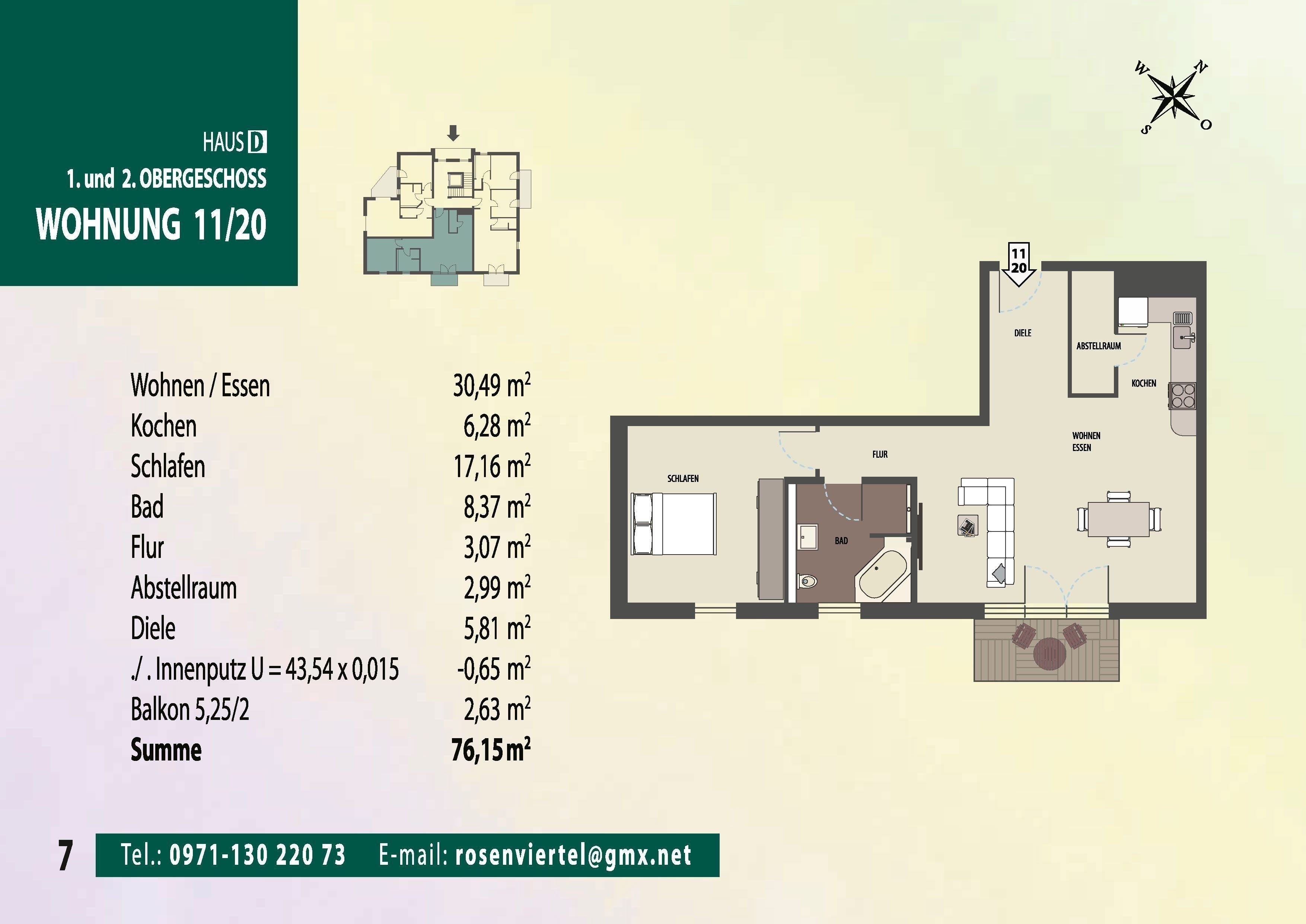 Wohnung zum Kauf 360.000 € 2 Zimmer 76,2 m²<br/>Wohnfläche 1.<br/>Geschoss Rosenstr. 24d Bad Kissingen Bad Kissingen 97688