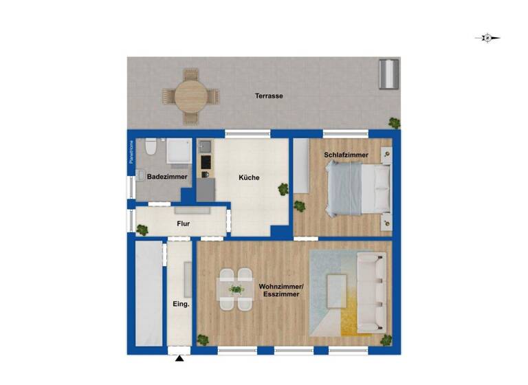 Mehrfamilienhaus zum Kauf 465.000 € 4 Zimmer 120 m² 754 m² Grundstück Schönebeck Essen 45359