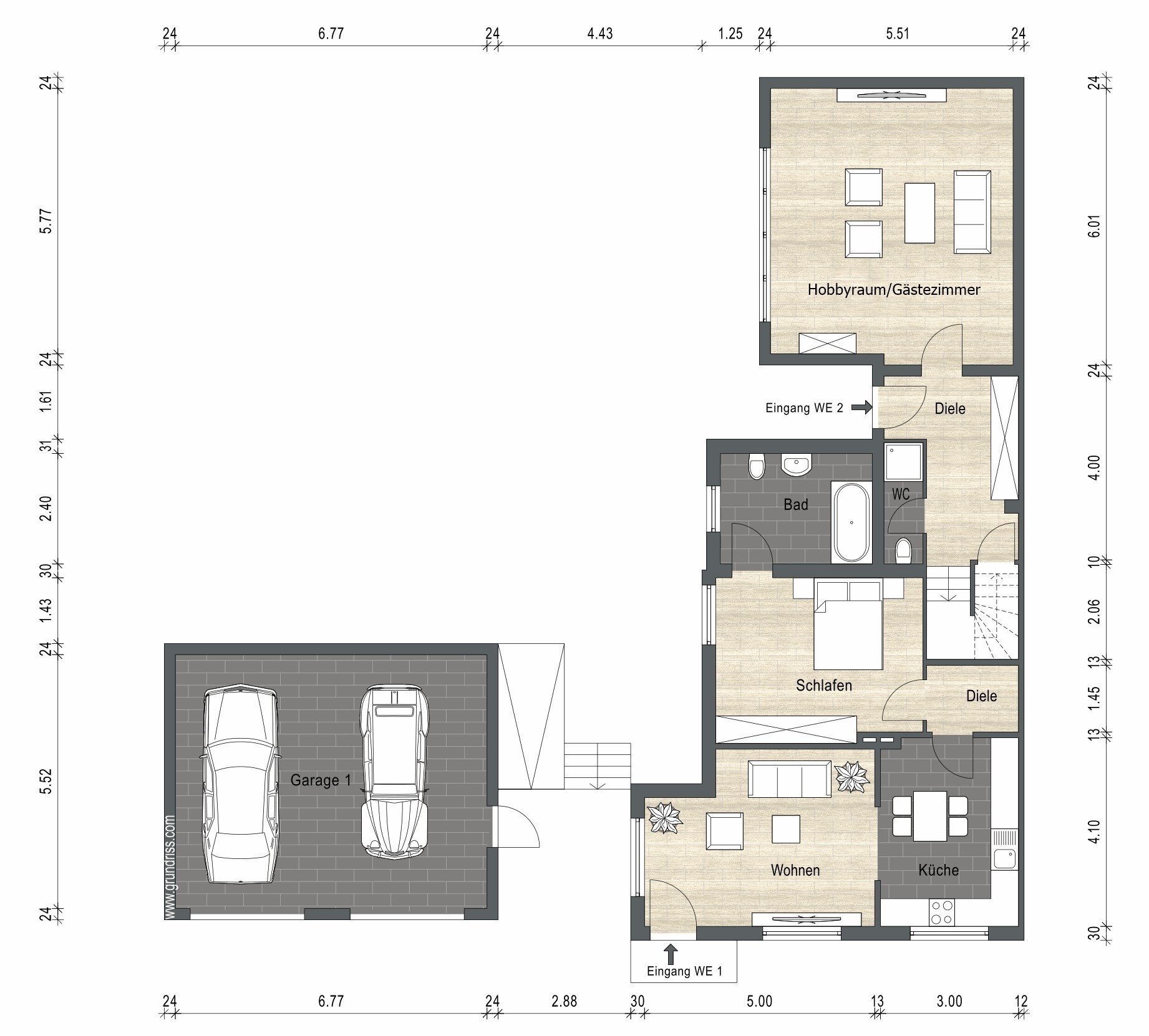 Doppelhaushälfte zum Kauf 945.000 € 7 Zimmer 177 m²<br/>Wohnfläche 525 m²<br/>Grundstück Wittlaer Düsseldorf / Wittlaer 40489