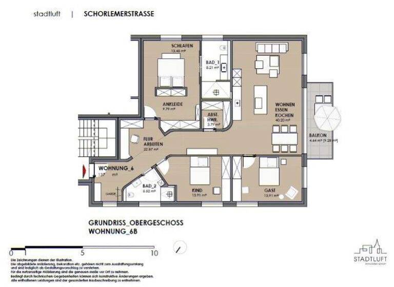 Wohnung zum Kauf - Erstbezug provisionsfrei 799.900 € 4 Zimmer 137,3 m² 1. Geschoss Schorlemerstrasse 5 Kernstadt Paderborn 33098