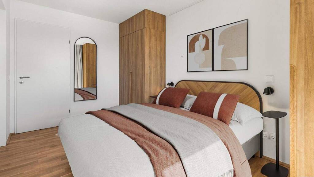 Wohnung zur Miete - Erstbezug 1.126 € 2 Zimmer 36,3 m² 14. Geschoss Dresdner Straße Wien 1200