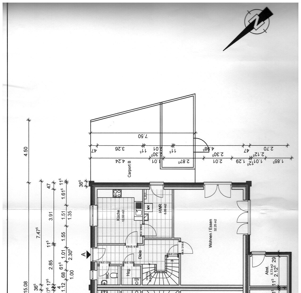 Doppelhaushälfte zur Miete 1.450 € 5 Zimmer 125 m²<br/>Wohnfläche 367 m²<br/>Grundstück Leerkenweg Harsefeld Harsefeld 21698