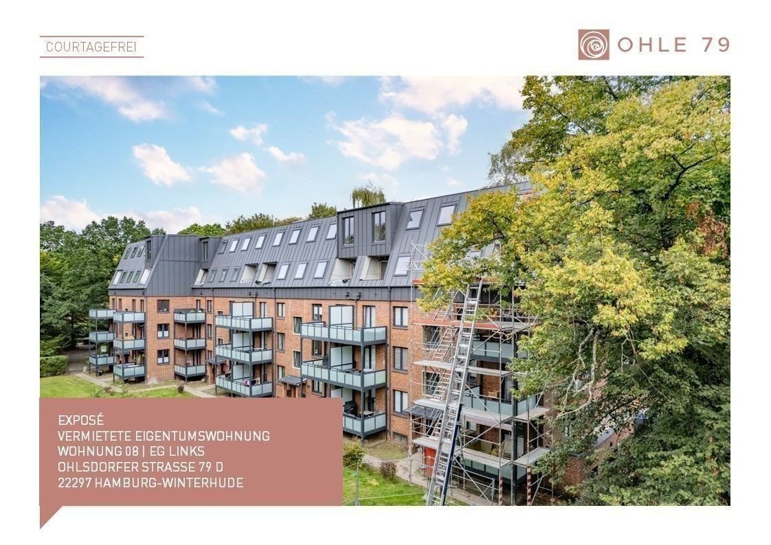 Wohnung zum Kauf provisionsfrei als Kapitalanlage geeignet 360.000 € 2,5 Zimmer 56,8 m²<br/>Wohnfläche Ohlsdorfer Straße 79a-d Winterhude Hamburg 22297