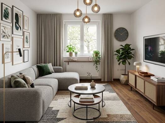 Wohnung zur Miete 316 € 3 Zimmer 63,1 m² 1. Geschoss Baumschulenweg 1 Vockerode Oranienbaum-Wörlitz 06785