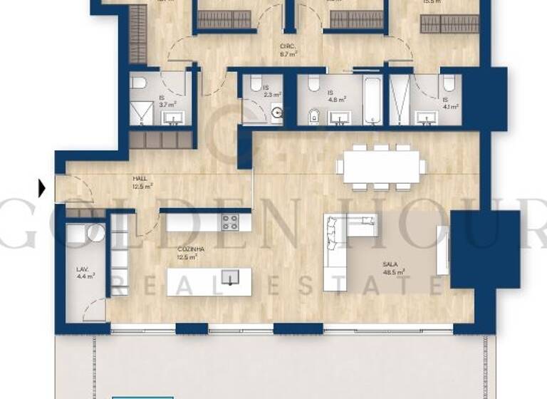 Wohnung zum Kauf 1.700.000 € 182 m² Canidelo 4400