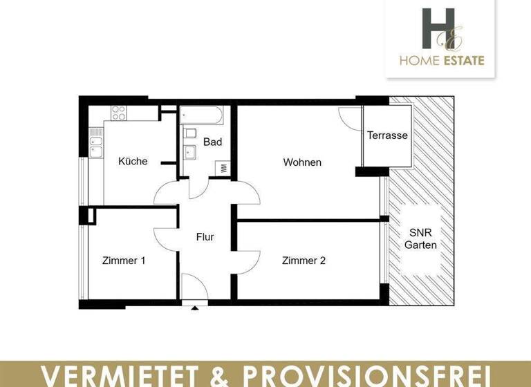Terrassenwohnung zum Kauf provisionsfrei 315.000 € 3 Zimmer 80 m² EG An den Eichen 1B Ruhlsdorf Teltow 14513
