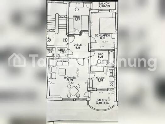 Wohnung zur Miete Tauschwohnung 1.400 € 3 Zimmer 80 m² Schwabing-Freimann München 80805