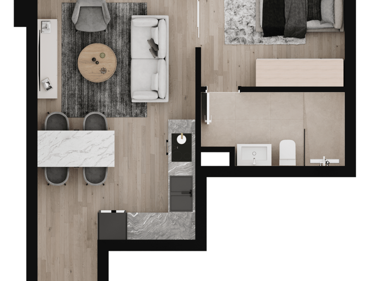 Wohnung zum Kauf 164.000 € 2 Zimmer 40 m² 1. Geschoss Pfarrgasse 9 St. Ingbert Sankt Ingbert 66386