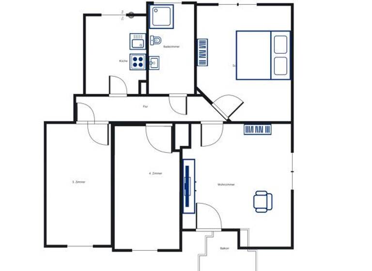 Wohnung zur Miete 614 € 4 Zimmer 66,8 m² frei ab 18.04.2026 An der Hängebank 6 Barsinghausen 30890