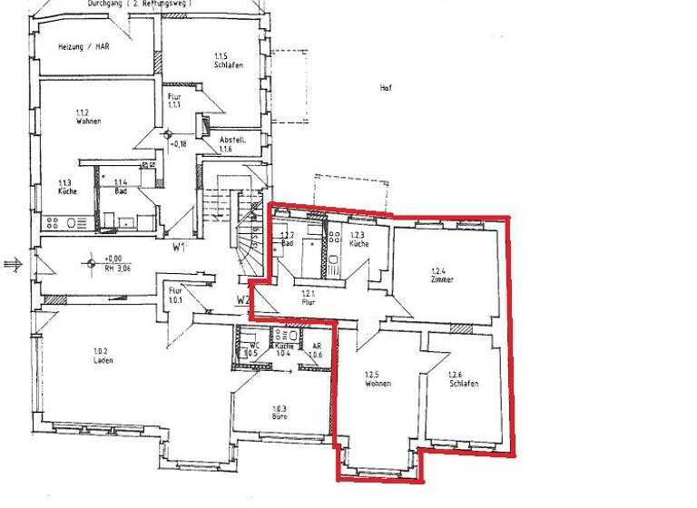 Studio zum Kauf 257.400 € 5 Zimmer 130 m² Innenstadt Halle (Saale) 06110