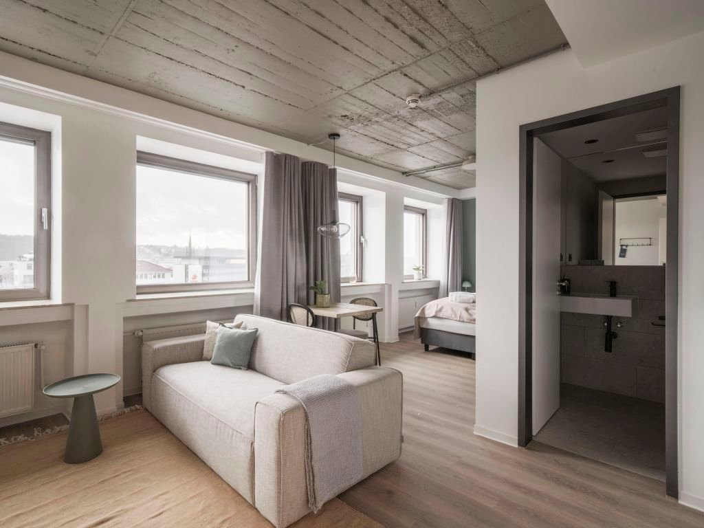 Wohnung zur Miete Wohnen auf Zeit 1.651 € 1 Zimmer 27 m²<br/>Wohnfläche 29.09.2024<br/>Verfügbarkeit Berliner Promenade Hauptbahnhof Saarbrücken 66111