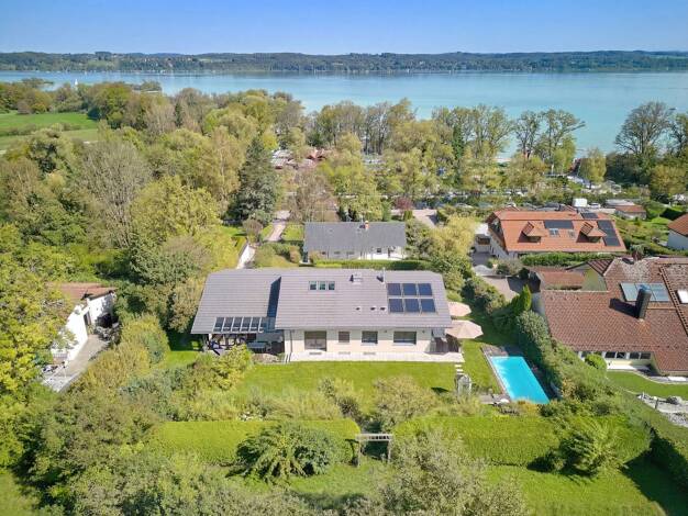 Einfamilienhaus zum Kauf 4.190.000 € 8 Zimmer 342 m² 2.056 m² Grundstück Eching Eching am Ammersee 82279