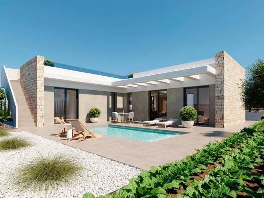 Chalet zum Kauf - Erstbezug 374.900 € 3 Zimmer 115 m² 420 m² Grundstück Fuente Álamo de Murcia 30320