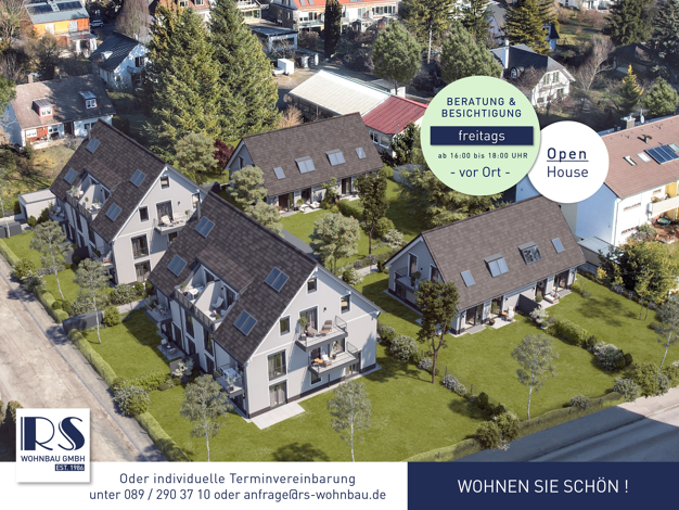 Doppelhaushälfte zum Kauf - Neubau 1.475.000 € 6 Zimmer 132 m² 316 m² Grundstück Reigersbachstr. 22b Feldmoching-Hasenbergl München 80995