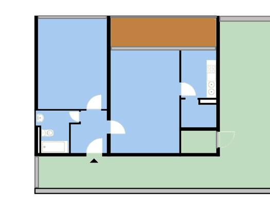 Wohnung zur Miete 770 € 2 Zimmer 84 m² Geschoss 6/7 frei ab 15.06.2026 Lahnstein auf der Höhe Lahnstein 56112