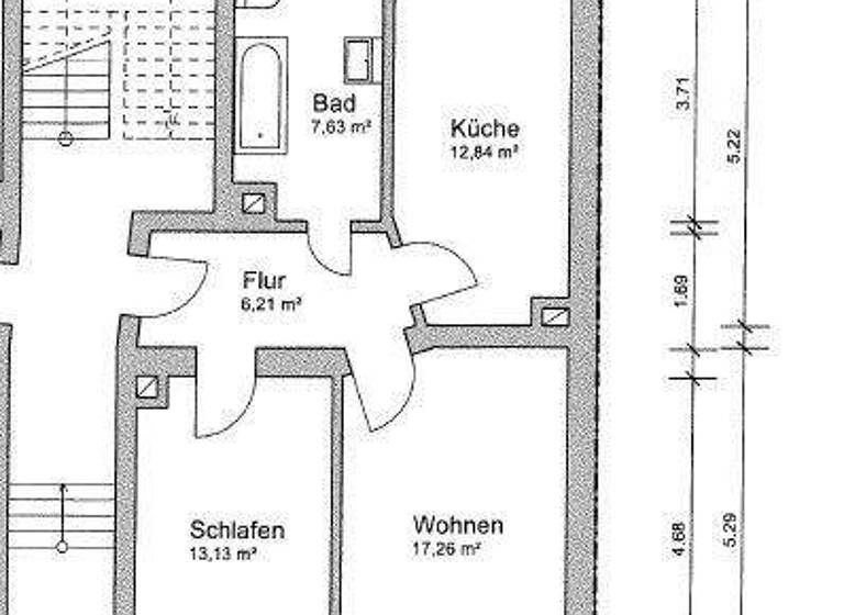 Wohnung zur Miete 580 € 2 Zimmer 61 m² EG frei ab 01.03.2026 Mockauer Straße 33 Mockau-Nord Leipzig 04357