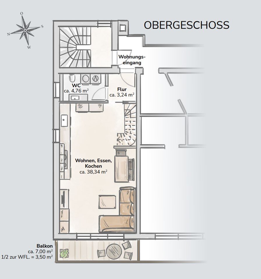 Maisonette zum Kauf provisionsfrei 835.000 € 3 Zimmer 87,2 m²<br/>Wohnfläche 2.<br/>Geschoss Rottach Rottach-Egern 83700