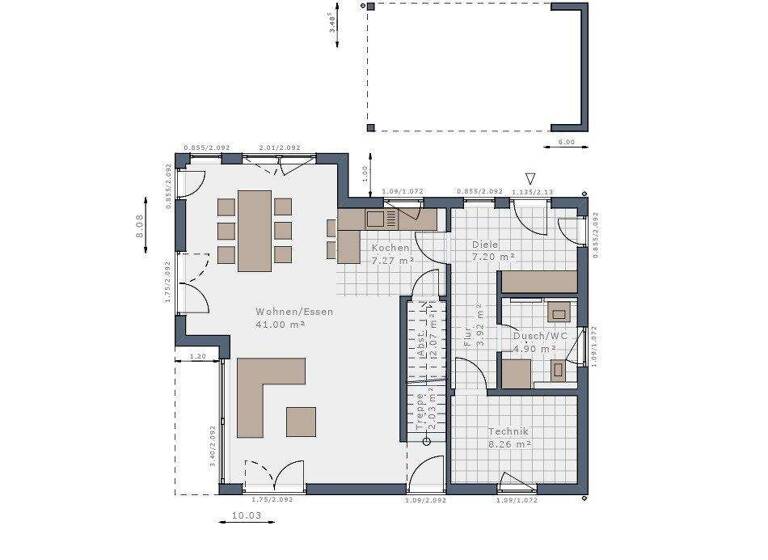 Einfamilienhaus zum Kauf provisionsfrei 402.909 € 4 Zimmer 143,1 m² 632 m² Grundstück Eisenbach (Hochschwarzwald) 79871