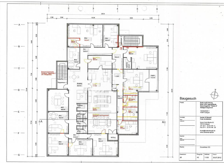 Lagerhalle zur Miete provisionsfrei 410 m² Lagerfläche teilbar ab 110 m² Degerloch Stuttgart 70597