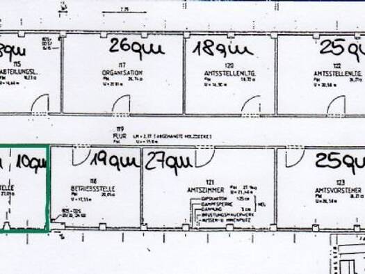 Bürogebäude zur Miete provisionsfrei 1 Zimmer 25 m² Bürofläche teilbar von 18 m² bis 27 m² Hospitalgasse 3 Soest Soest 59494