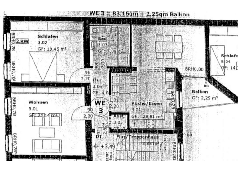 Wohnung zum Kauf 390.000 € 3 Zimmer 85,4 m² 1. Geschoss Babelsberg Nord Potsdam 14482
